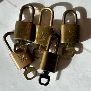 Louis Vuitton Lock and Key- Authentic